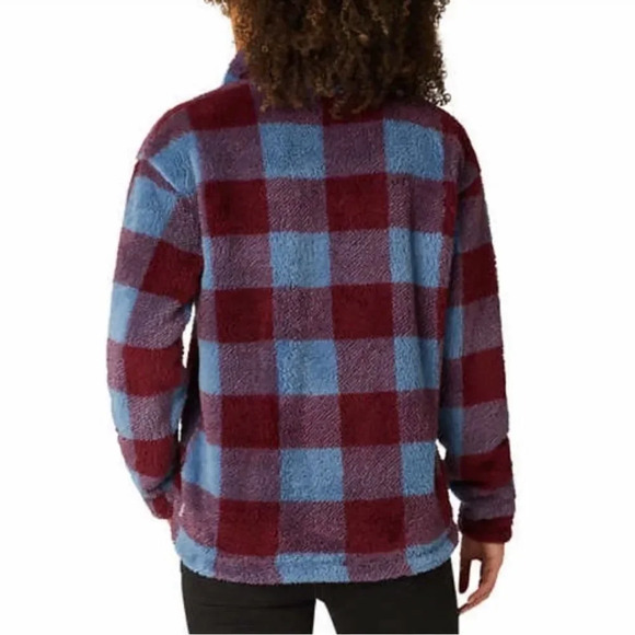 Eddie Bauer Womens Plush Quarter Zip Pullover - Picture 4 of 7